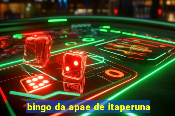 bingo da apae de itaperuna